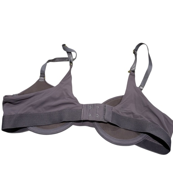 PEPPER  Ultimate Contour T-shirt Demi Bra Gray Women's Size 34AA Small chested - Picture 3 of 9